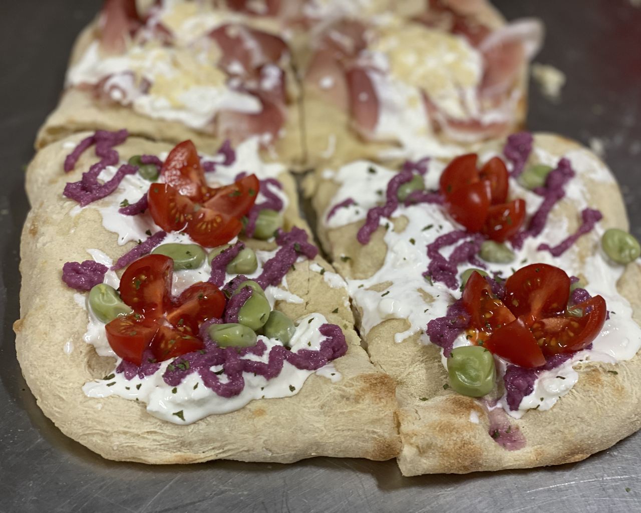 Pizza in pala croccante da Alex