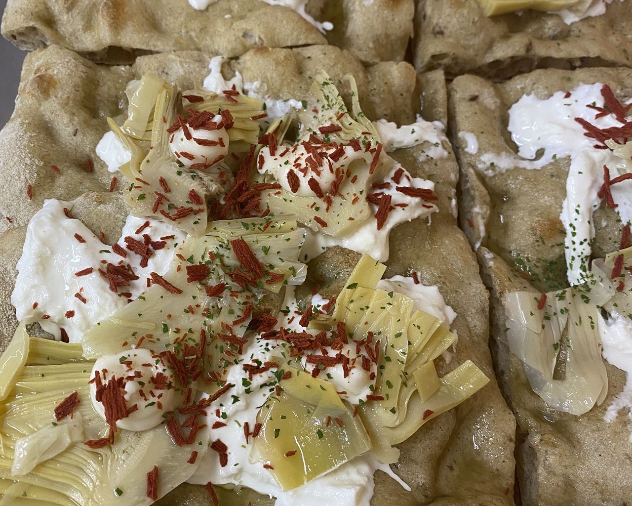 Pizza in pala gustosa da Alex a Verona