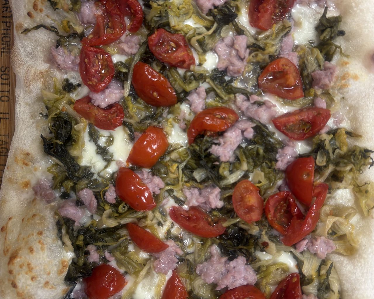 Pizza in pala alla Pizzeria al Taglio Da Alex